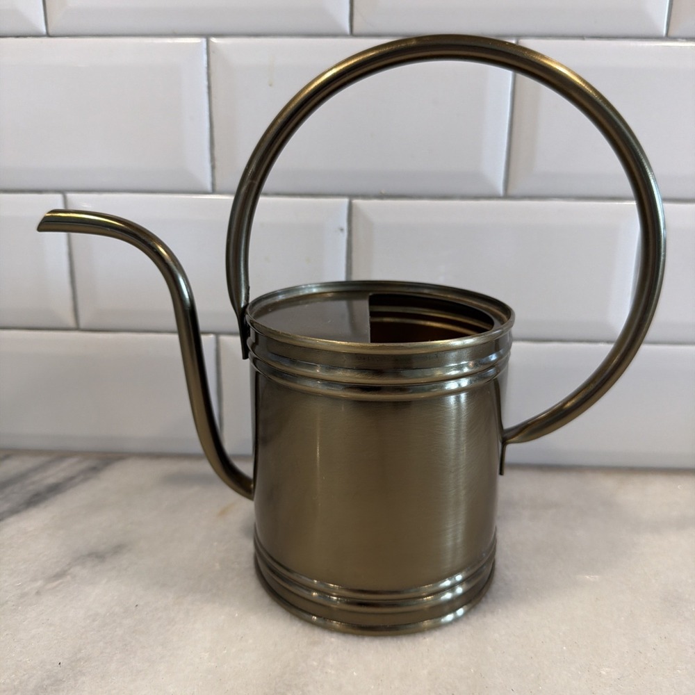 Hearth &Hand Magnolia Metal Watering Can New GW995
